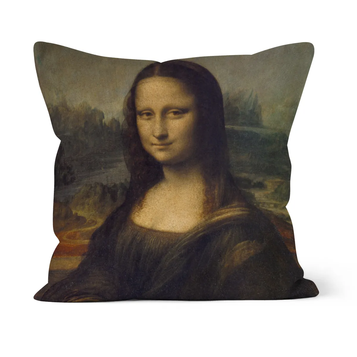 Samtkissenbezug Mona Lisa Da Vinci
