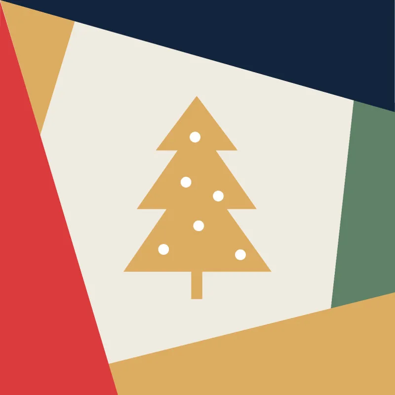 Bettwäsche-Set Xmas Tree Mikrofaser