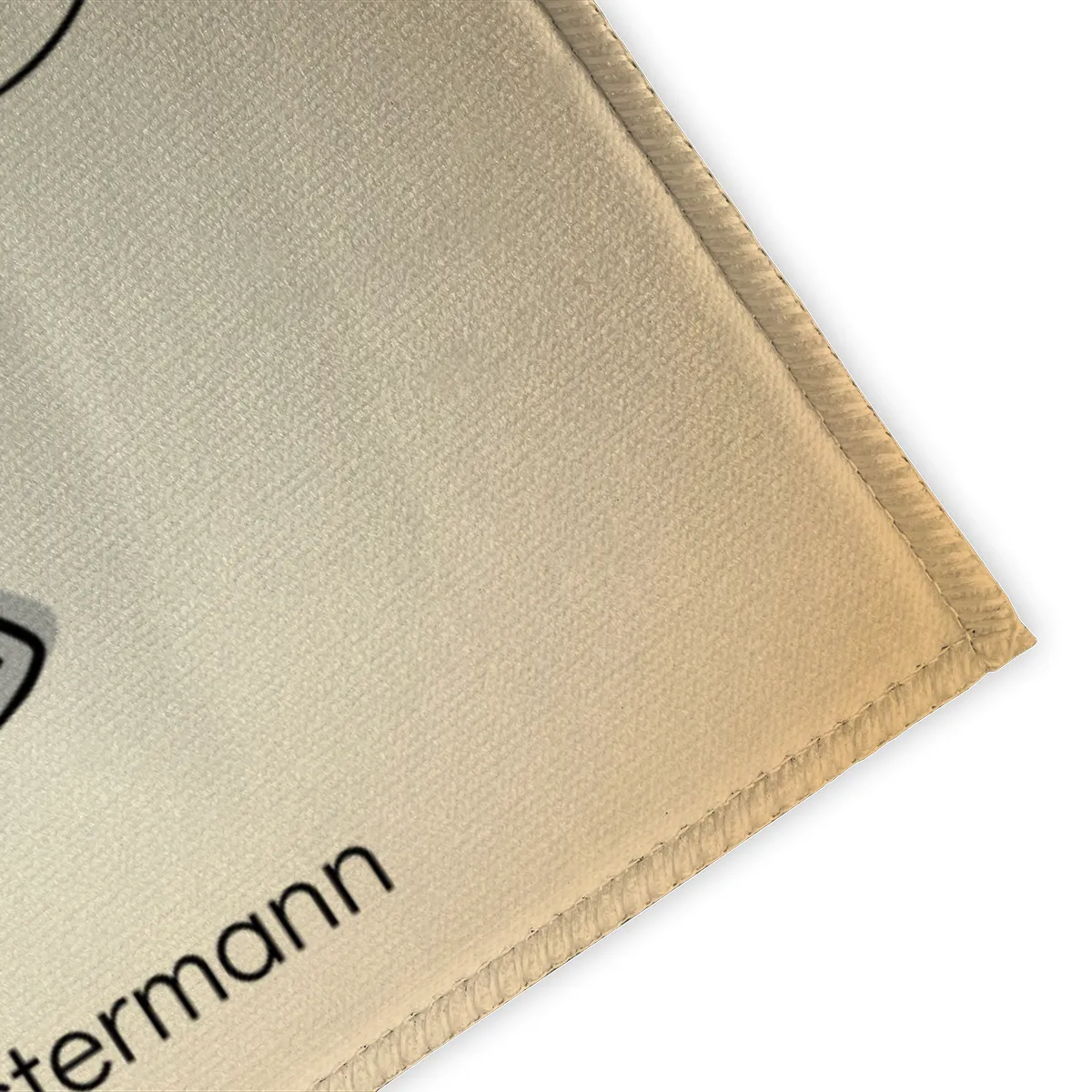 Fußmatte mit Namen personalisierbar - Geschenkidee Einzug, Geburtstag, Richtfest - Fussmatte mit Namen - Motiv Hereingetigert dunkel 70 x 50 cm