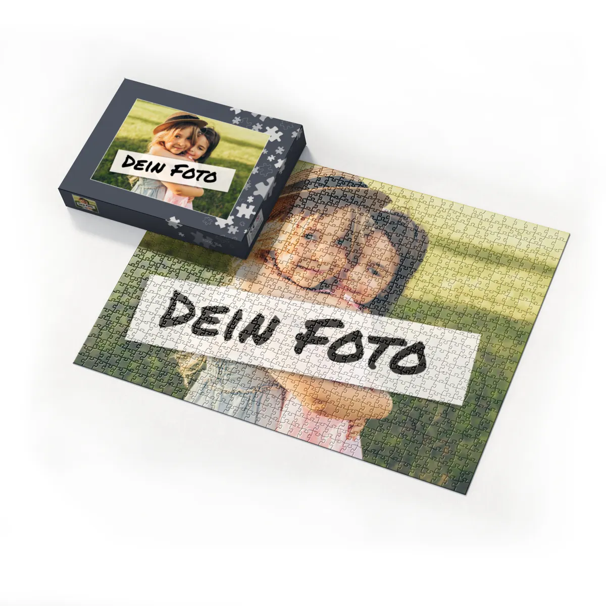 Fotopuzzle mit eigenem Bild - Fotopuzzle selbst gestalten 1000 Teile - Schachtel Puzzleteile - 1000 Teile Puzzle mit Foto - Geschenk Geburtstag Puzzleteile 1000 Teile Quer