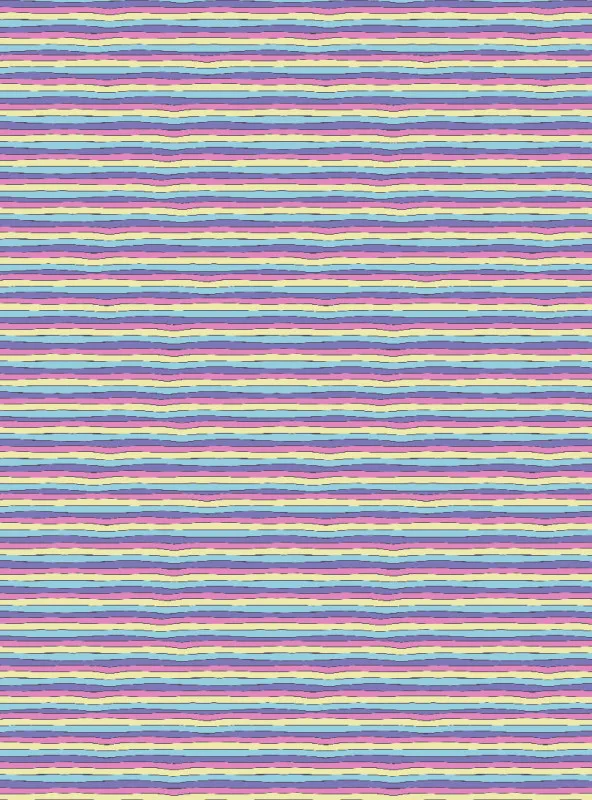 Kinderbettwäsche-Set Colorful Stripes Mikrofaser