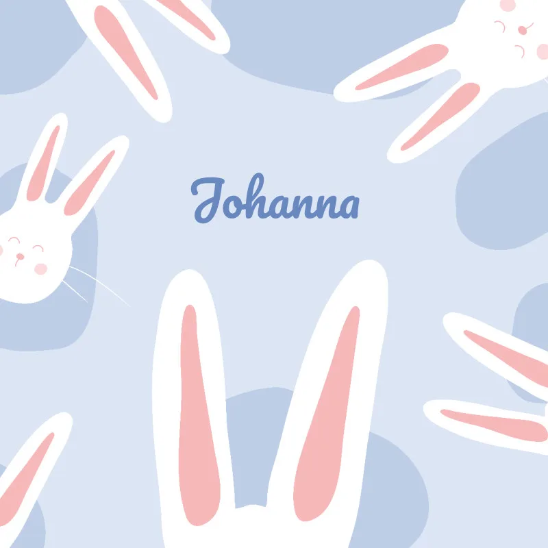 Namenskissen Hasenohren - Samtkissenbezug Happy Easter Hasenohren - mit Namen personalisierbar - Osterdeko - Geschenkidee Ostern Hasenohren Happy Easter 40 x 40 cm