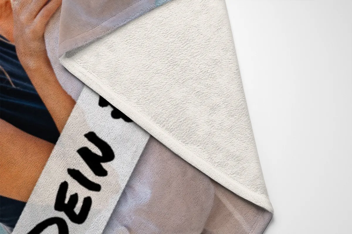 Personalisierte Kuscheldecke mit Foto - personalisierte Fotodecke - Kuscheldecke mit Ihrem Bild - Fotodecke selbst gestalten - Decke Querformat 200 x 140 cm 1 Foto Design 200 x 140 cm