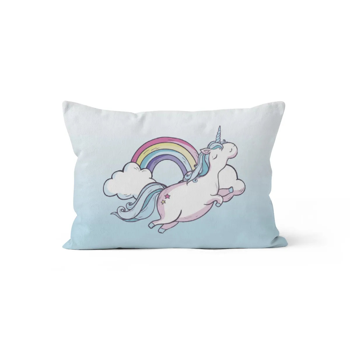 Kinderbettwäsche Einhornwolken Mikrofaser