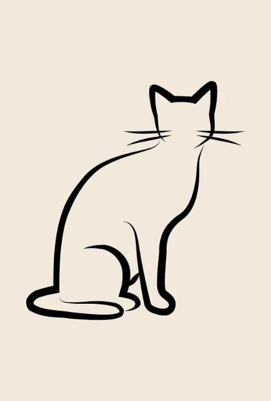 Bettwäsche-Set Black Cat 1 Mikrofaser