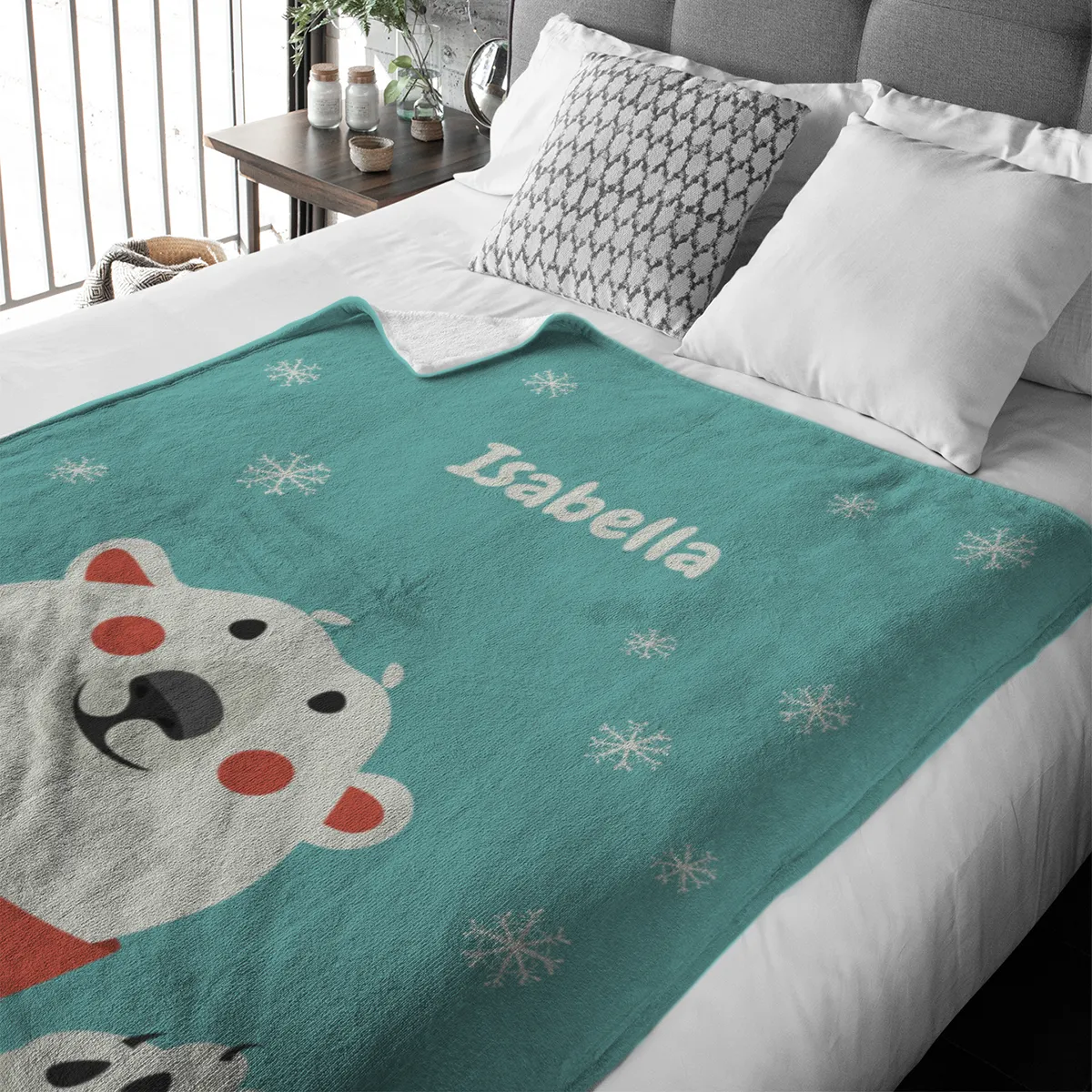 Wohndecke Eisbär