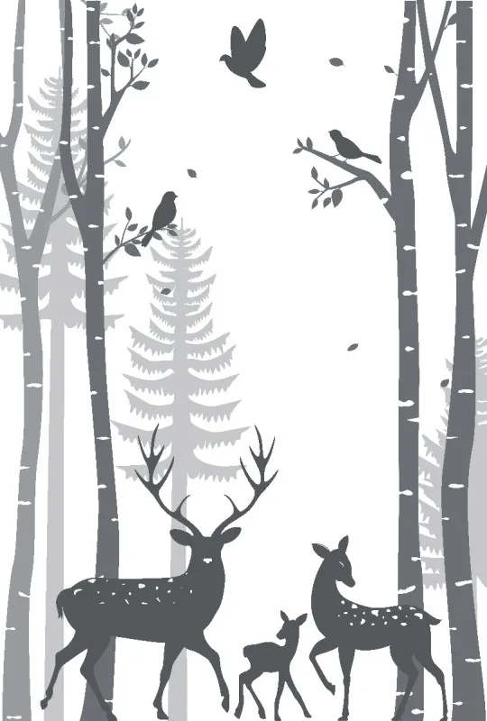 Bettwäsche-Set Woodland Wintertimes Mikrofaser