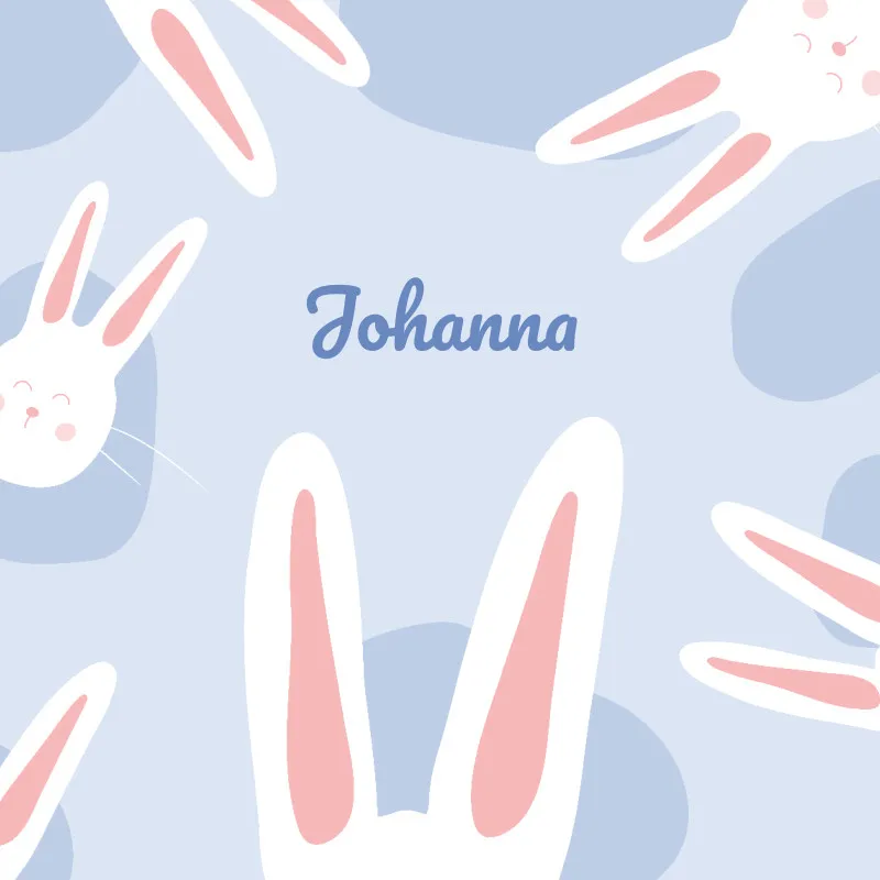 Namenskissen Hasenohren - Samtkissenbezug Happy Easter Hasenohren - mit Namen personalisierbar - Osterdeko - Geschenkidee Ostern Hasenohren Happy Easter 40 x 40 cm