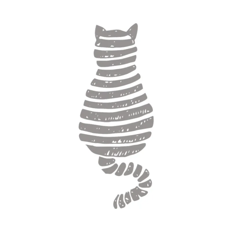 Bettwäsche-Set Graue Katze Mikrofaser