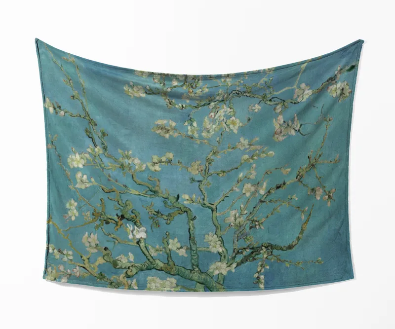 Wohndecke Mandelblüte - Van Gogh