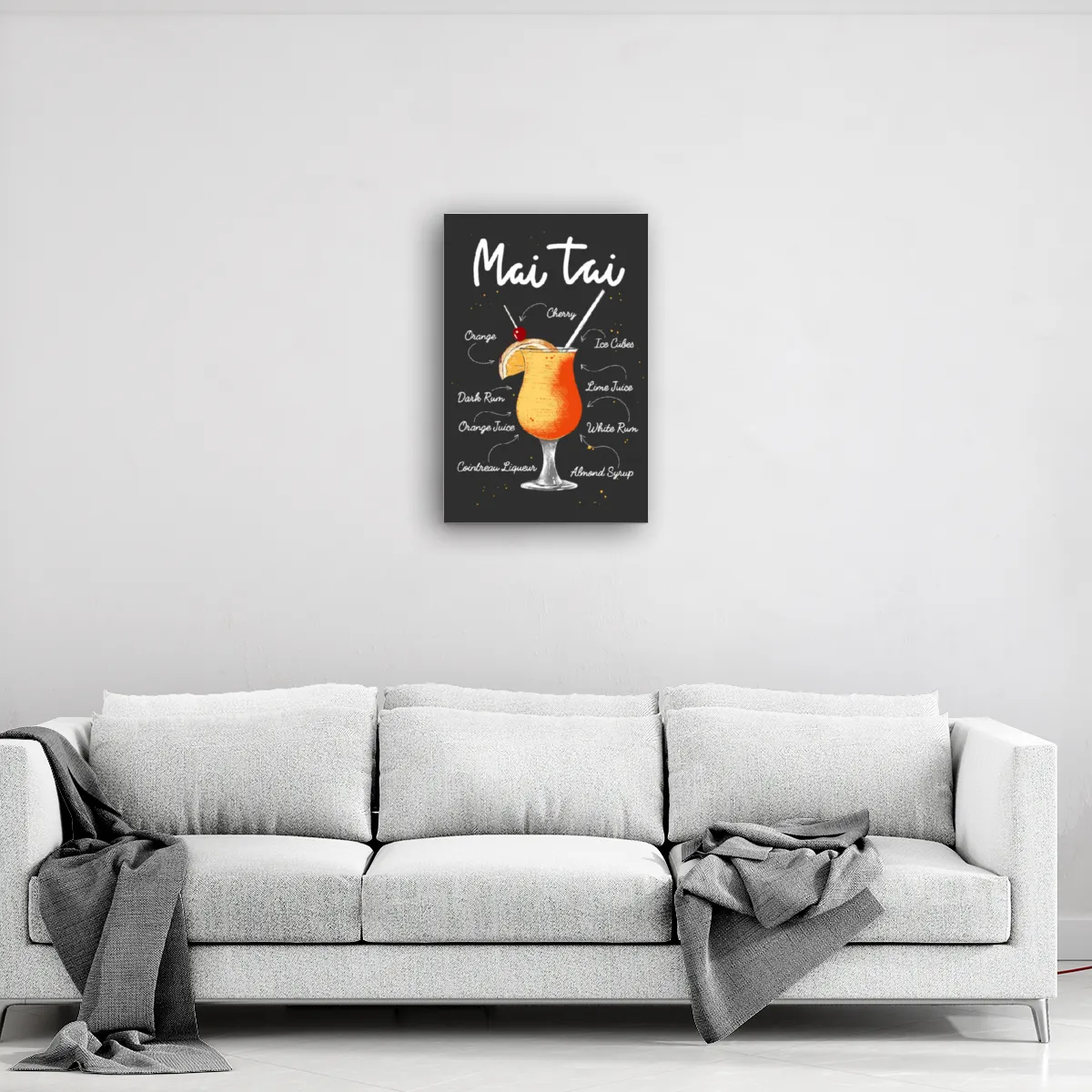 Leinwand Mai Tai Cocktail