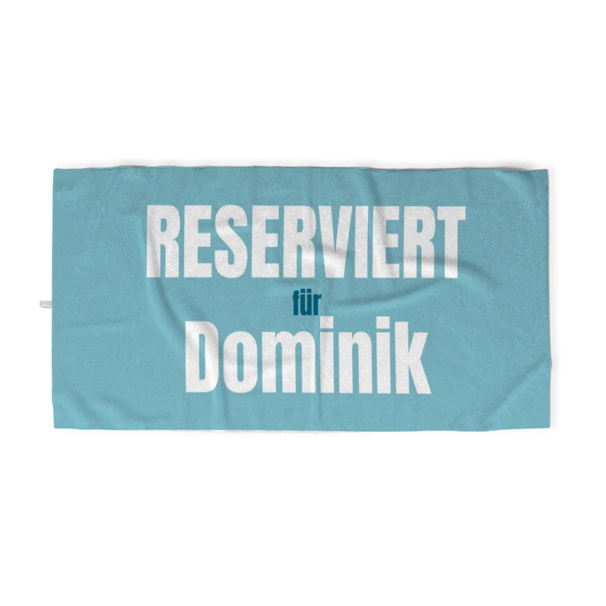 Handtuch "Reserviert für" mit Namen personalisierbar - personalisiertes Namenshandtuch - witziges Handtuch mit Namen und Spruch - Reserviert rosa