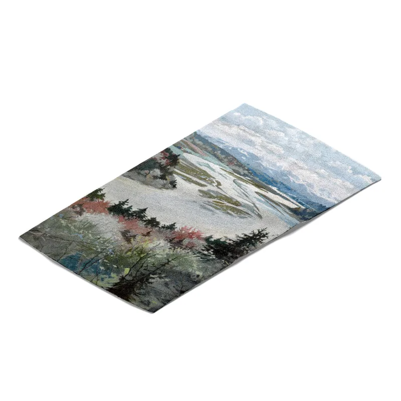 Handtuch Landschaft im Isartal - Alfred Haushofer