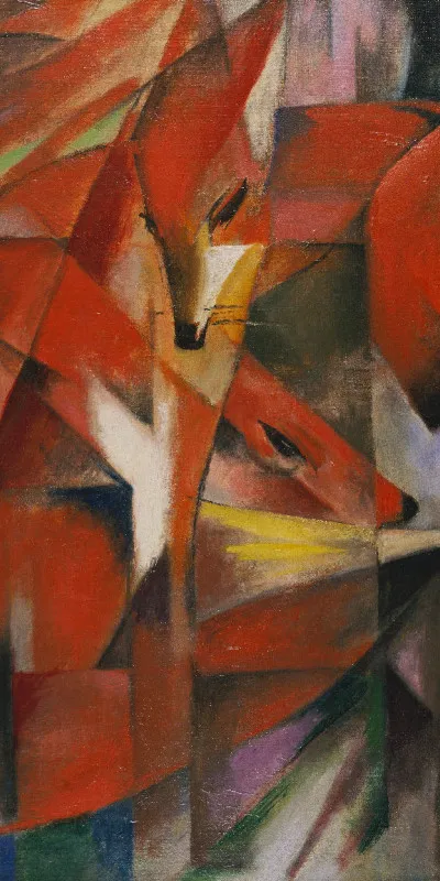 Handtuch Füchse - Franz Marc