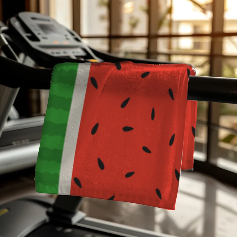 Handtuch Melone mit Namen personalisiert - personalisiertes Namenshandtuch - Melone