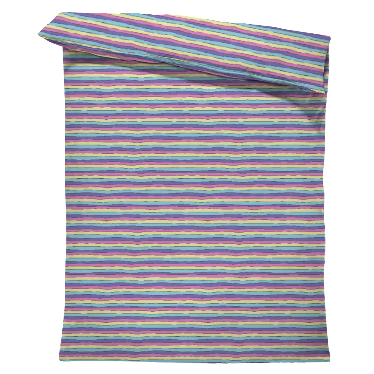 Kinderbettwäsche-Set Colorful Stripes Mikrofaser