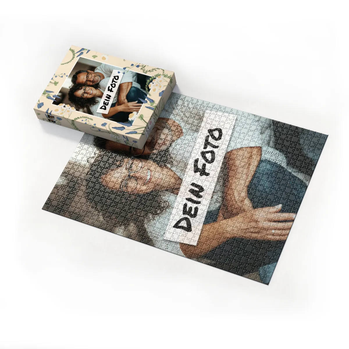 Fotopuzzle 500 Teile personalisiert Erwachsene - Schachtel Sommerwiese