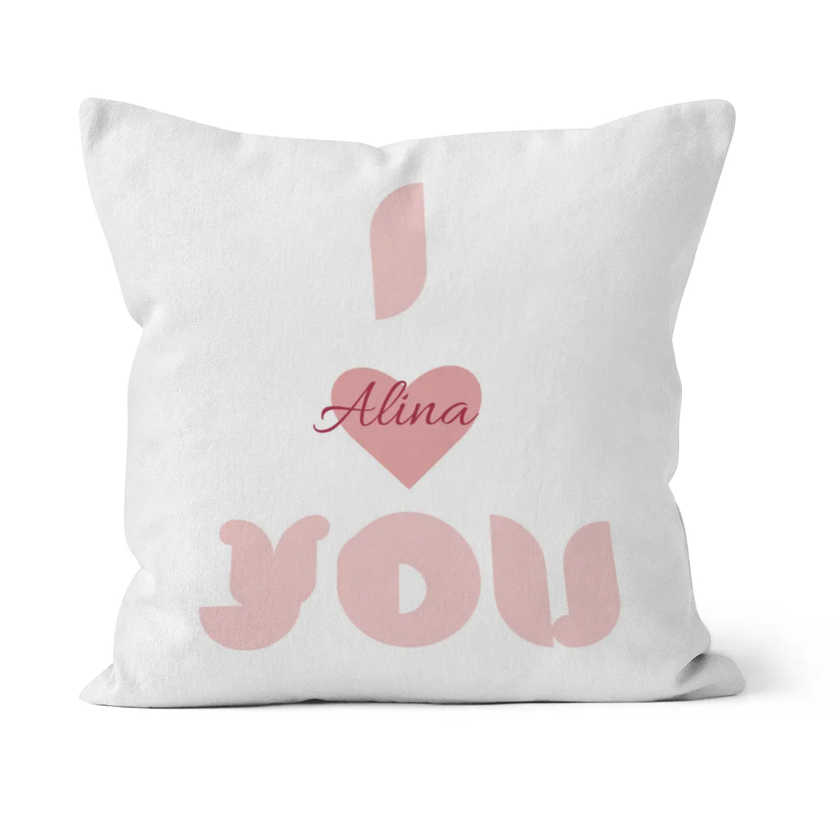 Samtkissenbezug Katzen verliebt - mit Namen personalisierbar - Geschenkidee Valentinstag, Hochzeit Katzen verliebt 40 x 40 cm