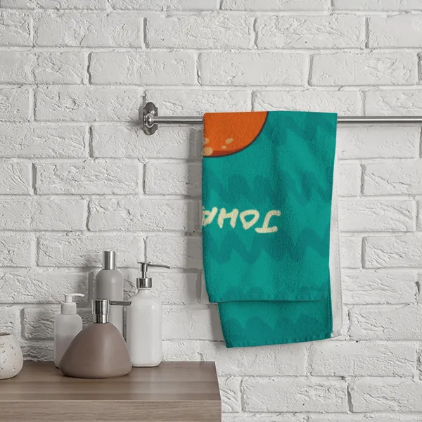 Duschtuch mit Namen personalisierbar - personalisiertes Namens-Duschtuch mit Wunschtext - Krake Always