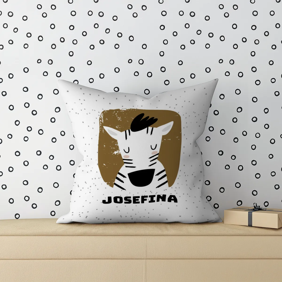 Samtkissenbezug Sweet Zebra