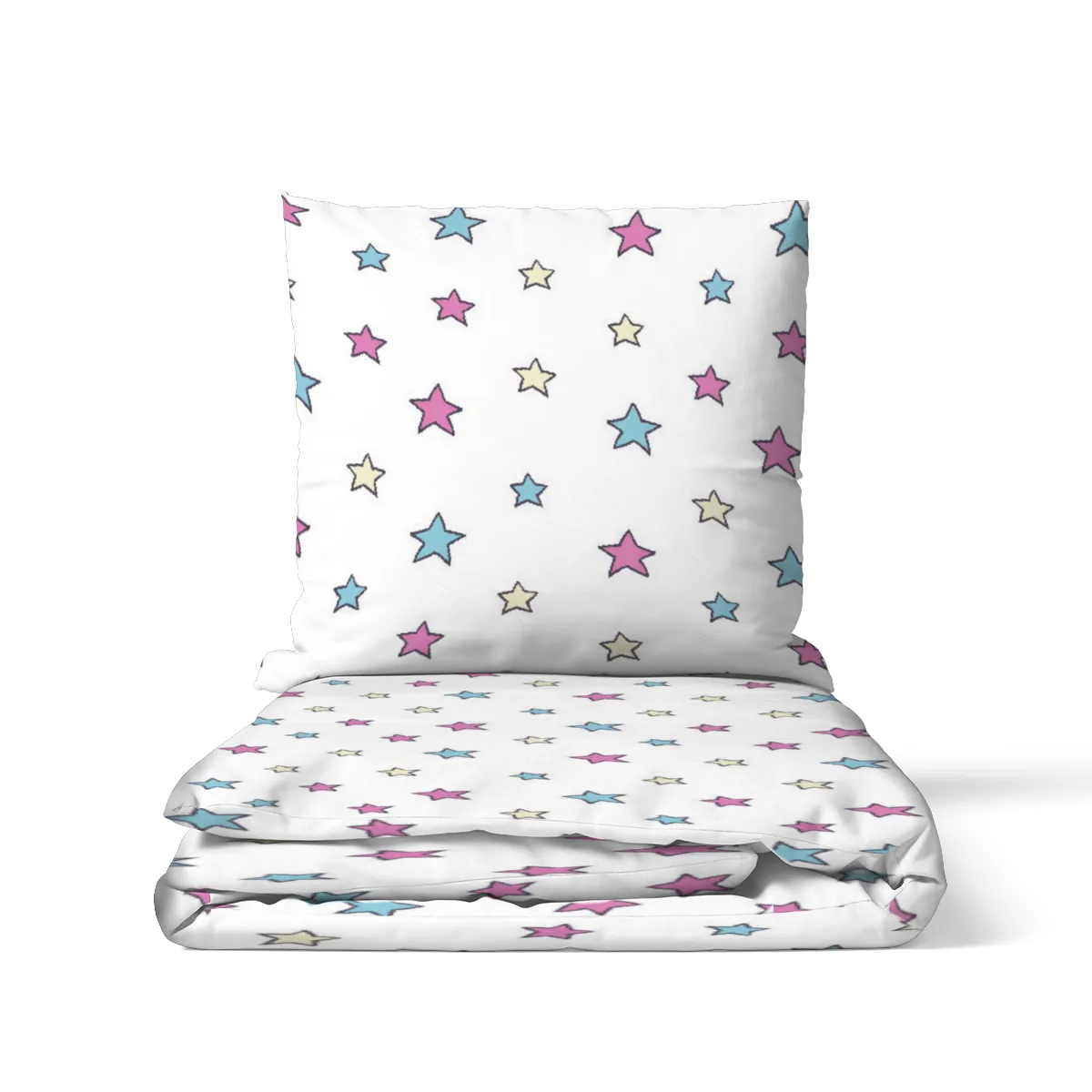 Bettwäsche Colorful Stars Baumwolle
