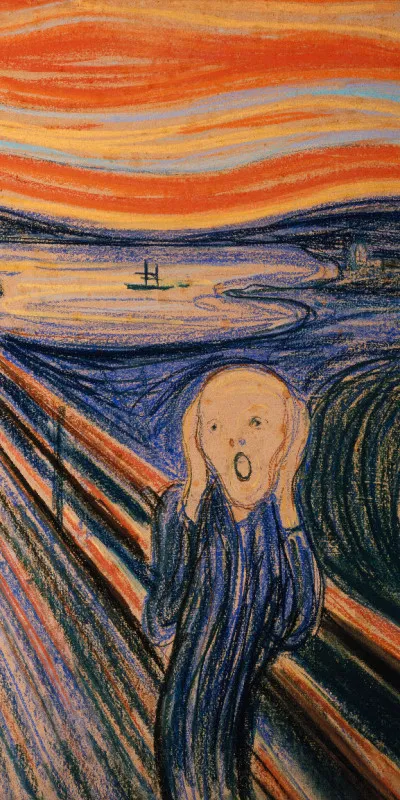 Handtuch Der Schrei - Edvard Munch