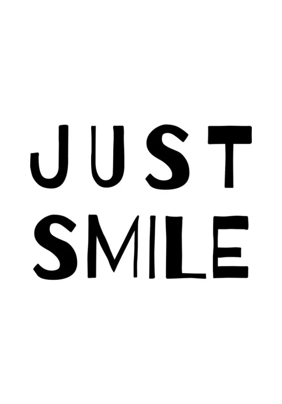 Duschvorhang Just Smile