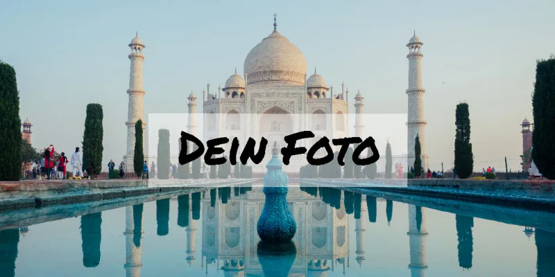Handtuch mit Foto - personalisiertes Fotohandtuch - Foto-Handtuch selbst gestalten - 1 Foto