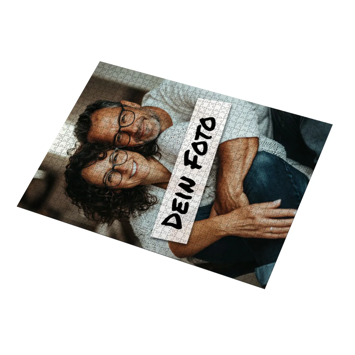 Fotopuzzle mit eigenem Bild - Puzzle selbst gestalten 1000 Teile - Schachtel Thank you - mit Foto personalisiert - Geschenk Geburtstag, Freundschaft