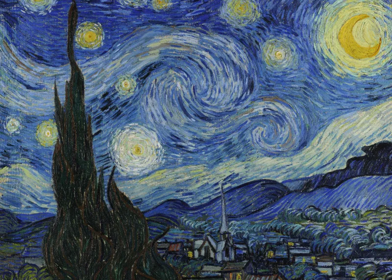 Fußmatte Sternennacht Van Gogh
