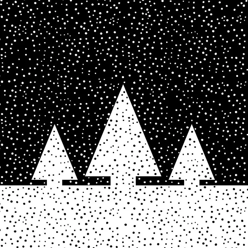 Samtkissenbezug Tannenbaum