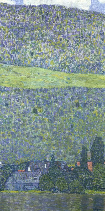 Handtuch Litzlberg am Attersee - Gustav Klimt