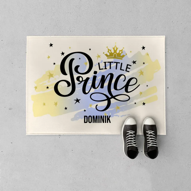 Little Princess - Fußmatte mit Namen personalisiert - Kinderzimmer