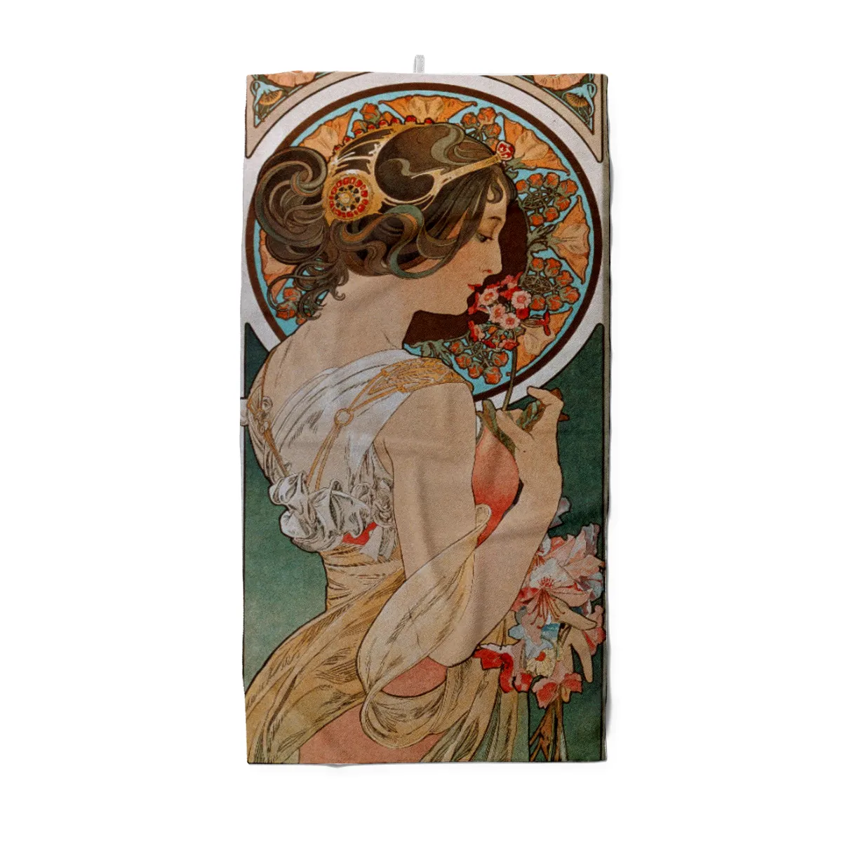 Handtuch Schlüsselblume - Alfons Mucha
