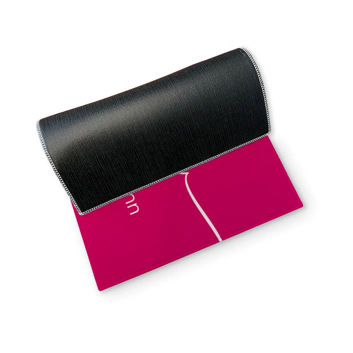 Fußmatte personalisiert - Geschenkidee für Familie, Paare, zum Einzug - Türvorleger mit Namen bedruckt - Motiv Zuhause pink 70 x 50 cm