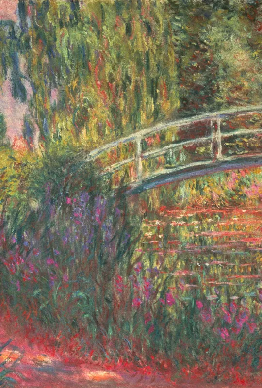 Motivbettwäsche Monet - Japanische Brücke Baumwolle