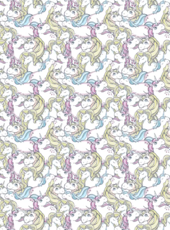 Kinderbettwäsche Einhornherde Mikrofaser
