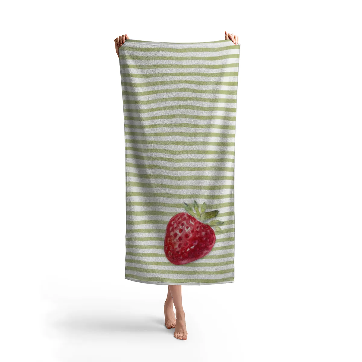 Strandtuch Strawberry Stripes