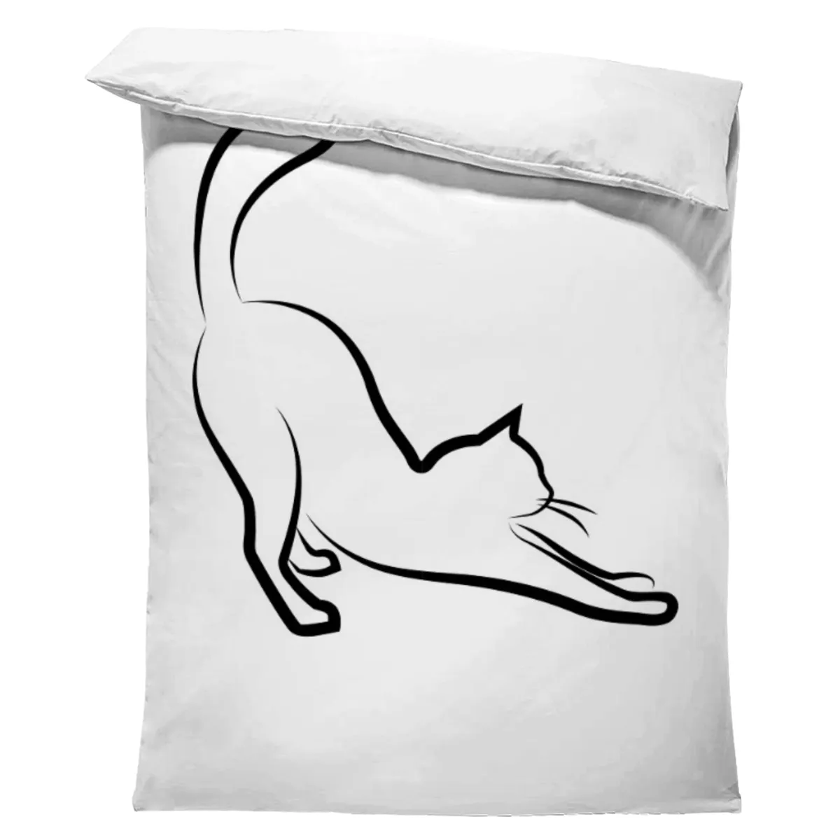 Bettwäsche-Set Black Cat 2 Mikrofaser