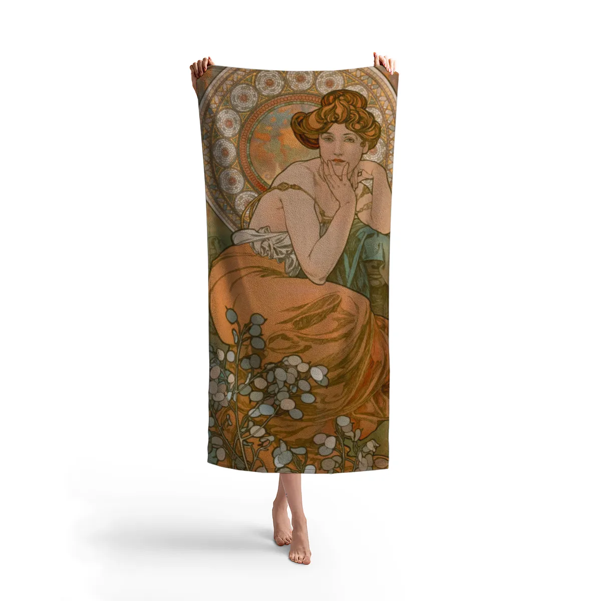 Handtuch Edelsteine: Topas - Alfons Mucha