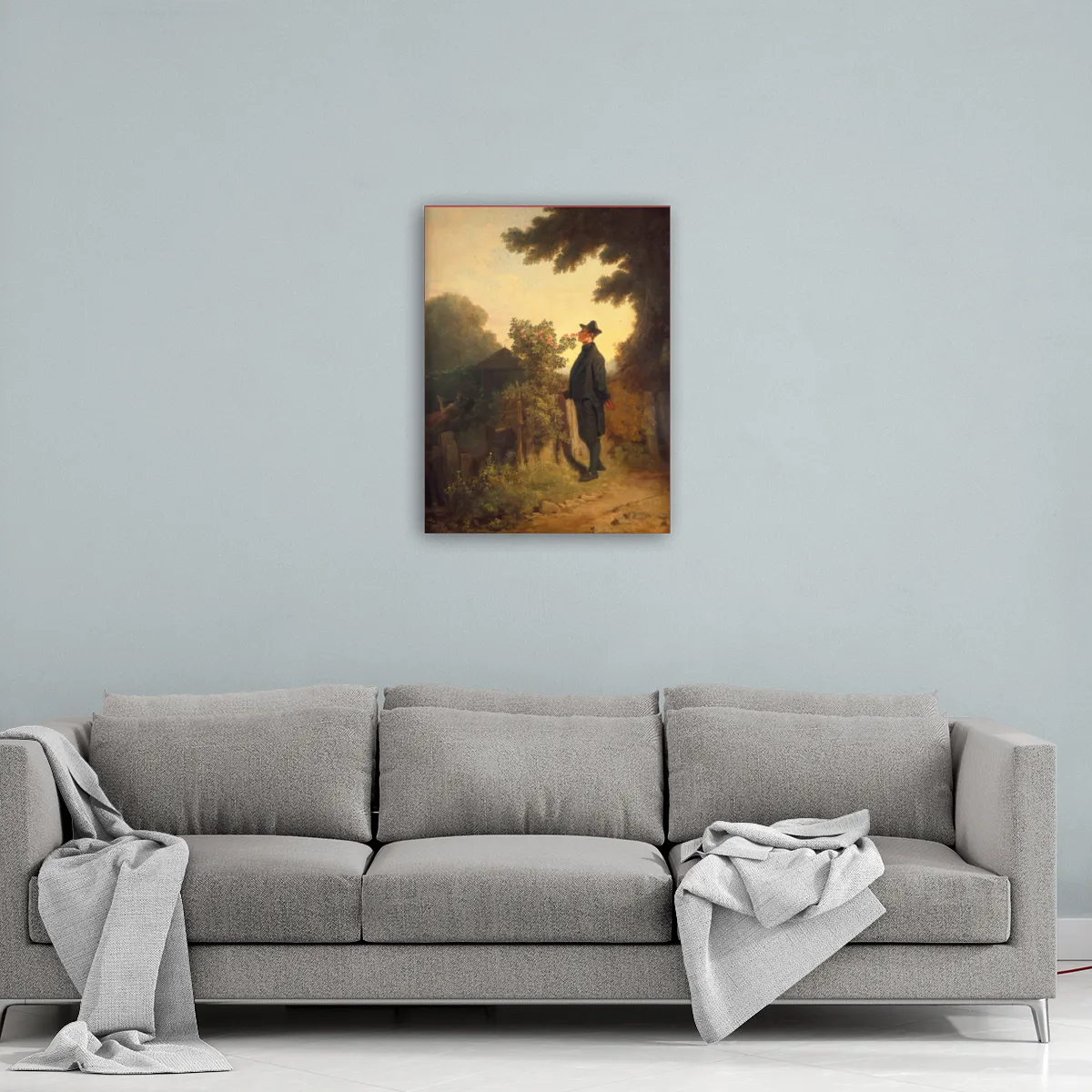 Premium-Leinwand Spitzweg