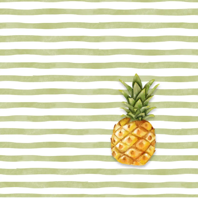 Samtkissenbezug Pineapple Stripes