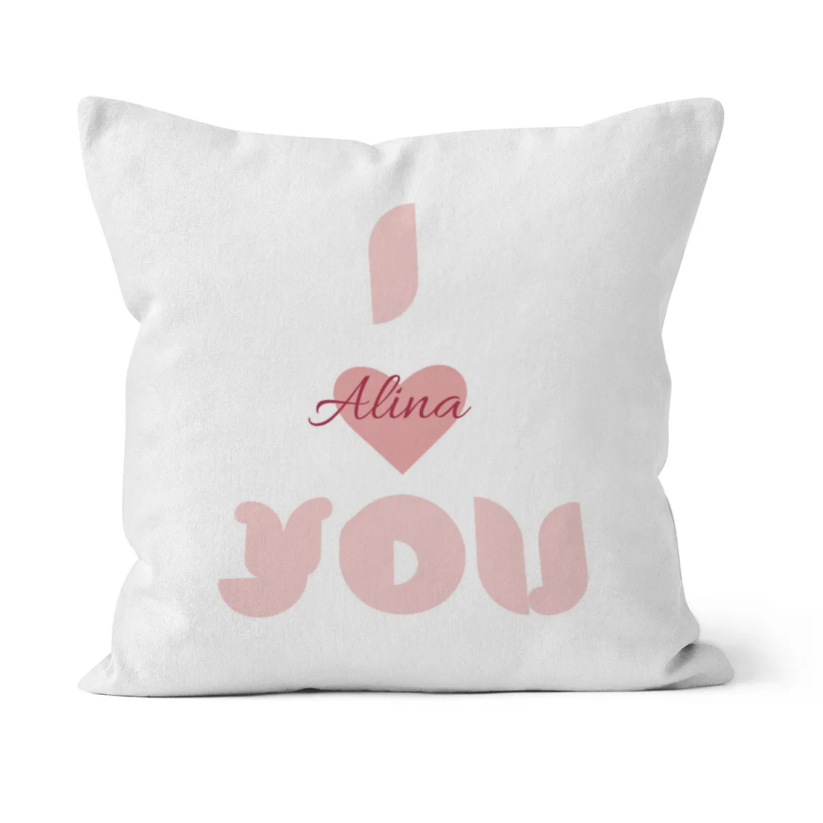 Samtkissenbezug Katzen verliebt - mit Namen personalisierbar - Geschenkidee Valentinstag, Hochzeit Katzen verliebt 40 x 40 cm