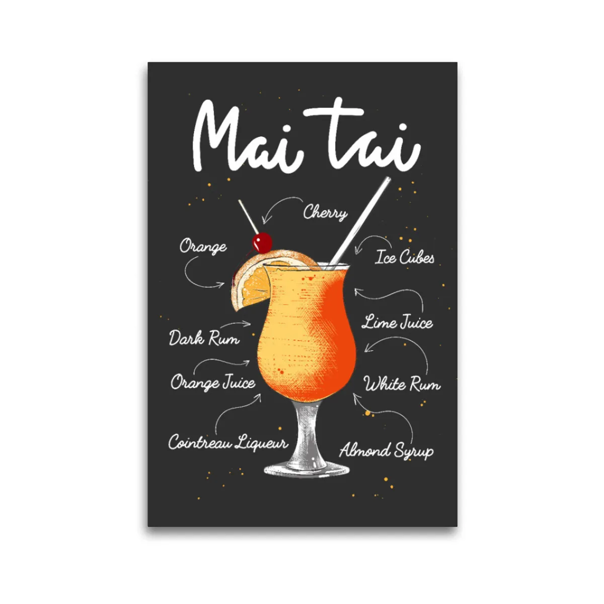 Leinwand Mai Tai Cocktail