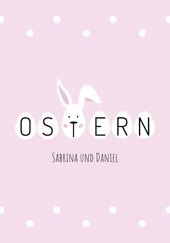 Kuscheldecke Ostern rosa - mit Namen personalisierbar - Geschenkidee Ostern, Osterdeko Ostern rosa 140 x 200 cm