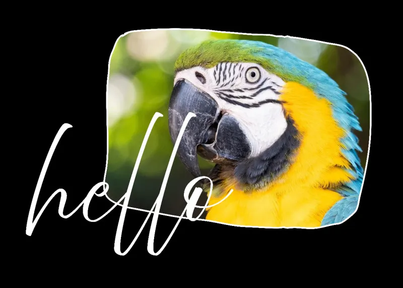 Fußmatte Hello personalisiert mit Foto - Geschenkidee für Familie, Paare, zum Einzug - Türvorleger mit Bild bedruckt Hello 1 Foto 70 x 50 cm