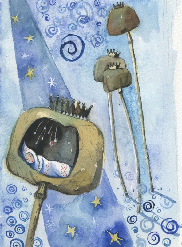 Kinderbettwäsche Tiukkel - Winterkind Mikrofaser