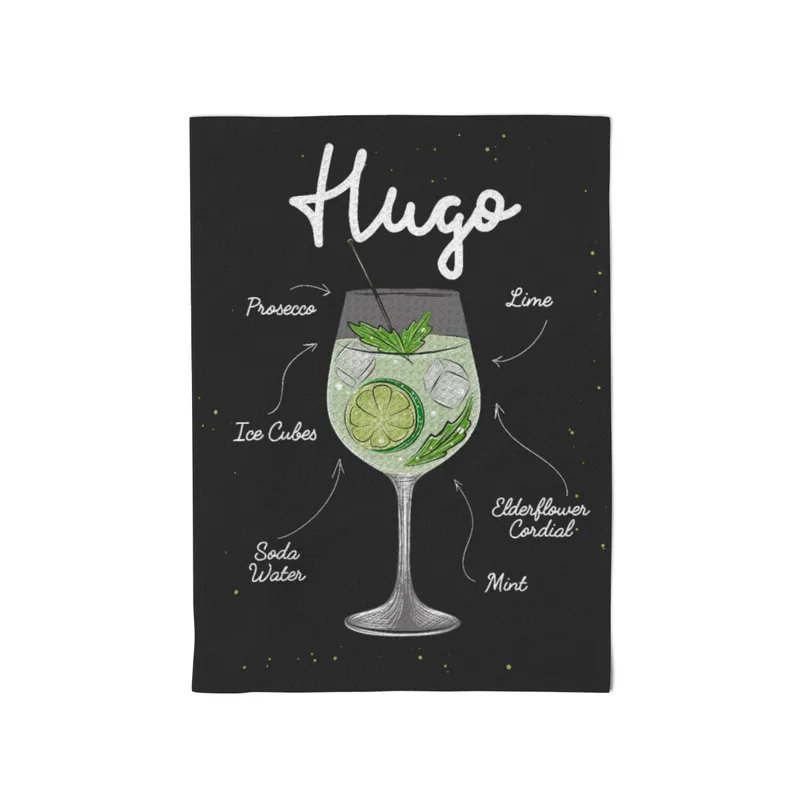 Geschirrtuch Hugo Cocktail