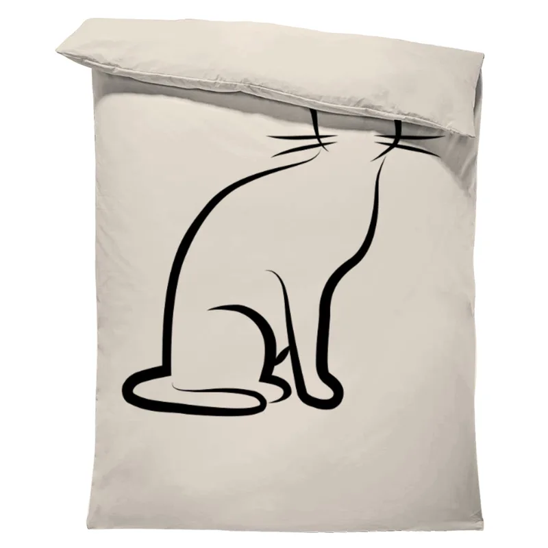 Bettwäsche-Set Black Cat 1 Mikrofaser