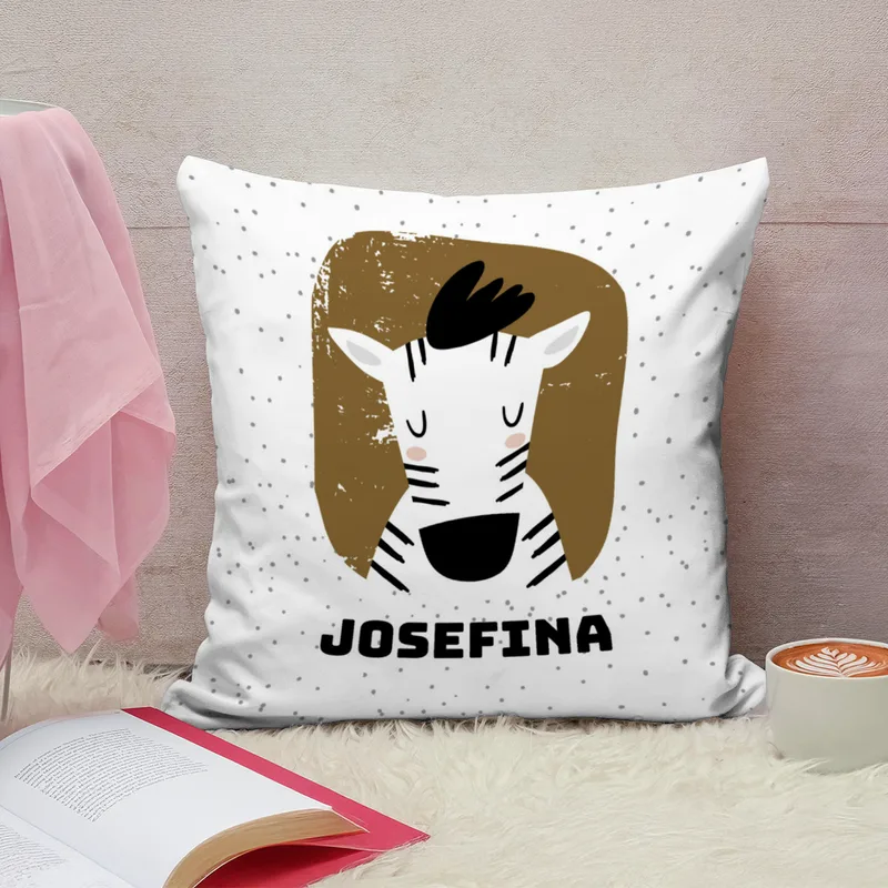 Samtkissenbezug Sweet Zebra